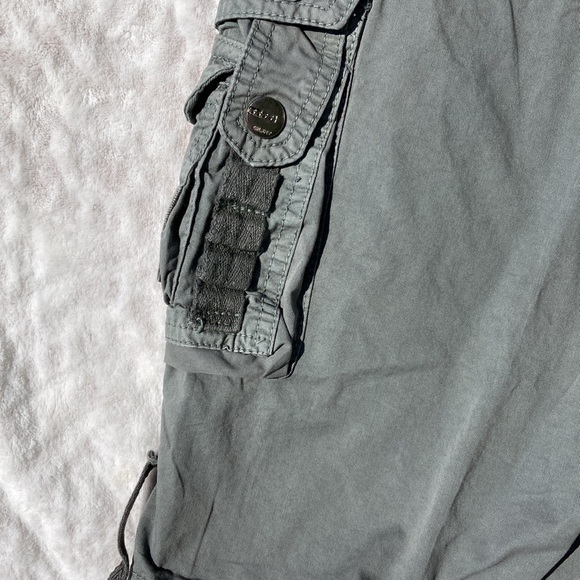 Galaxy by Harvic men’s belted cargo shorts 100% cotton size 38 - Picture 8 of 10